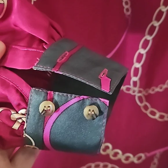 NEW! ANN TAYLOR Chain Print Mock Neck Sheath Mini Dress XSP. - Picture 5 of 8